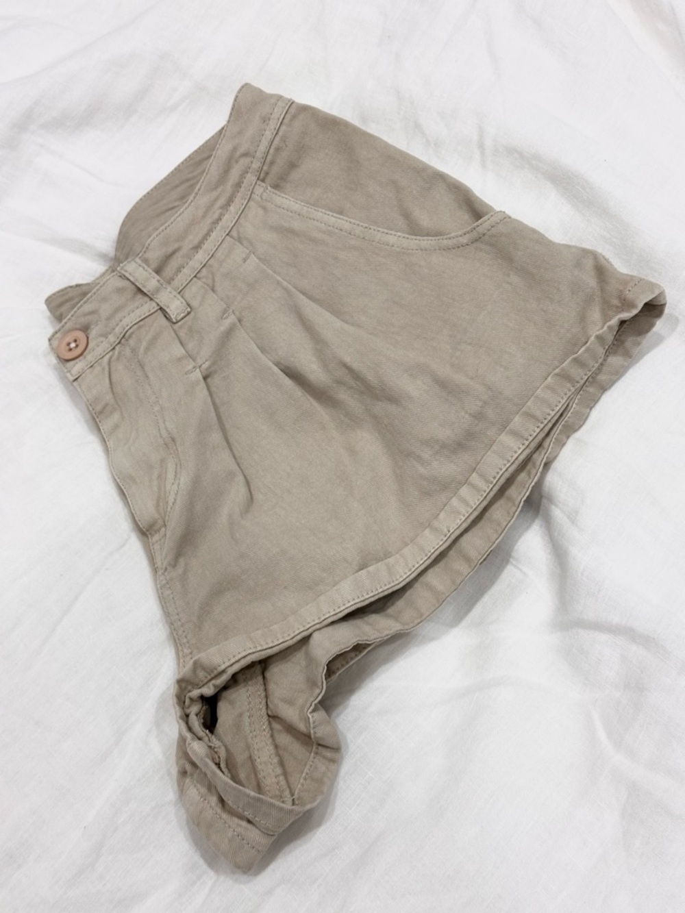 Free People Beige Shorts